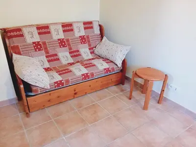 Un ou plusieurs lits dans un hébergement de l'établissement Apartment with parking in Val Cenis