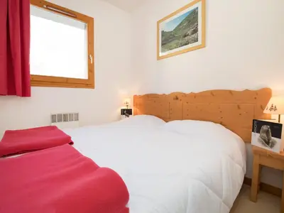 Un ou plusieurs lits dans un hébergement de l'établissement Charming Alpine Stay in Termignon