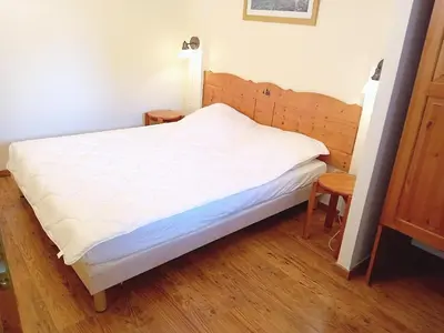 Un ou plusieurs lits dans un hébergement de l'établissement Apartment for 6 people in Val Cenis