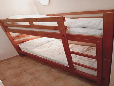 Un ou plusieurs lits dans un hébergement de l'établissement Holiday home in Val Cenis for 4 people