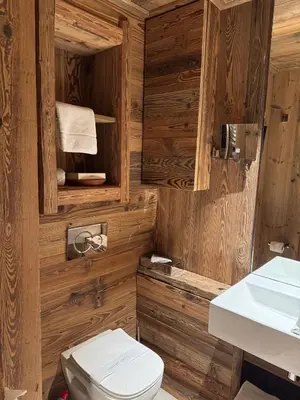Salle de bains dans l'établissement les 2 ours