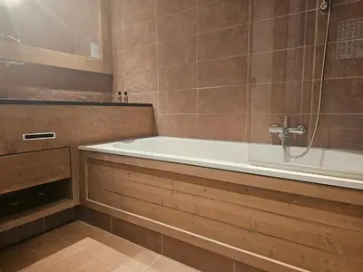 Salle de bains dans l'établissement Hotel Le Ski D'or