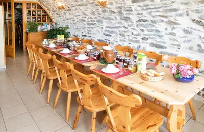 Nourriture dans le B&B/chambre d'hôtes ou à proximité