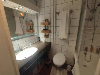 Salle de bains dans l'établissement Appart 2-3 pers Tignes Val Claret