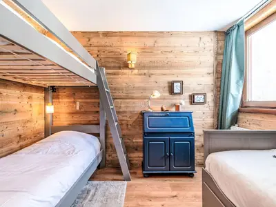 Un ou plusieurs lits dans un hébergement de l'établissement Apartment Le Hameau de Tovière-5 by Interhome