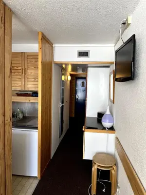 Cuisine ou kitchenette dans l'établissement Appartement Arcs 2000