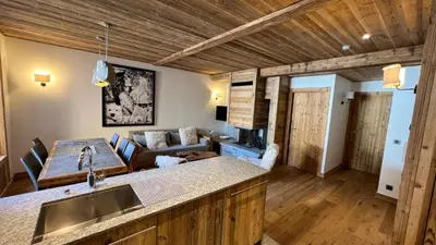 Coin salon dans l'établissement Résidence KILIMANDJARO - appt 3 pièces 60m2 - by Hotel MontBlanc