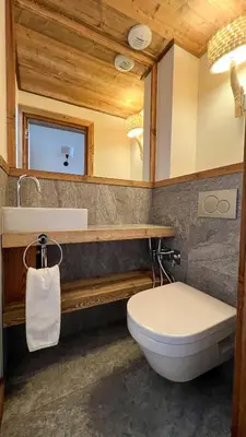 Salle de bains dans l'établissement Résidence KILIMANDJARO - appt 3 pièces 60m2 - by Hotel MontBlanc