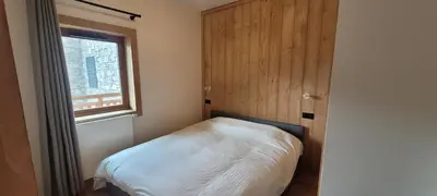 Un ou plusieurs lits dans un hébergement de l'établissement Vanoise Luxe Escape - Champagny La Plagne