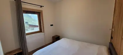 Un ou plusieurs lits dans un hébergement de l'établissement Vanoise Luxe Escape - Champagny La Plagne