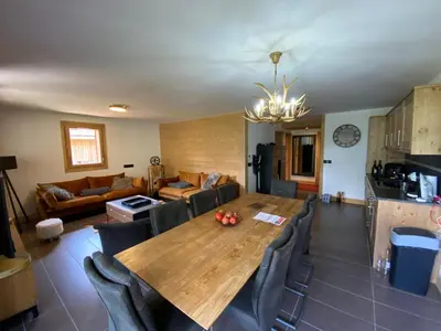 Cuisine ou kitchenette dans l'établissement Champagny Les Alpages