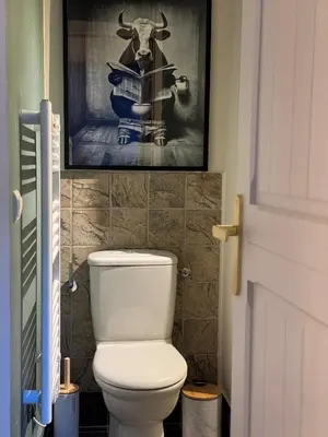 Salle de bains dans l'établissement 812 Manoir Savoie