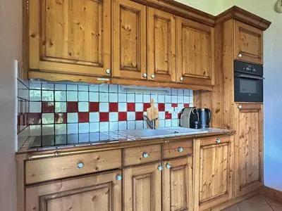 Cuisine ou kitchenette dans l'établissement Mira, Vue Exceptionnelle confort piscine, Spa