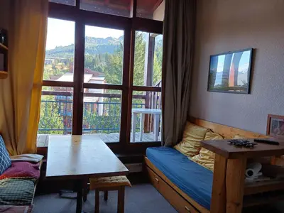 Vue générale sur la montagne ou vue sur la montagne depuis l'appartement