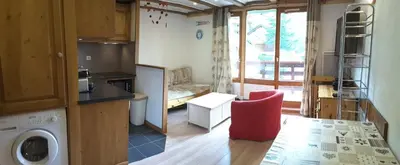 Cuisine ou kitchenette dans l'établissement Paradiski bordure de pistes vallandry