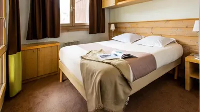 Un ou plusieurs lits dans un hébergement de l'établissement Appartement 1 Chambre + Coin Nuit 6 Personnes MAE-2381