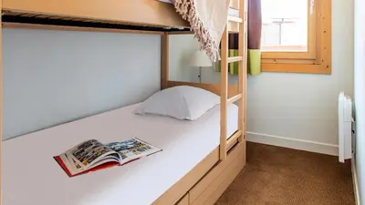 Un ou plusieurs lits dans un hébergement de l'établissement Appartement 1 Chambre + Coin Nuit 6 Personnes MAE-2381