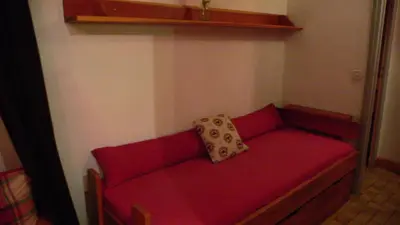 Un ou plusieurs lits dans un hébergement de l'établissement Résidence Aiglon - Studio coin montagne - 3 personnes MAE-0393