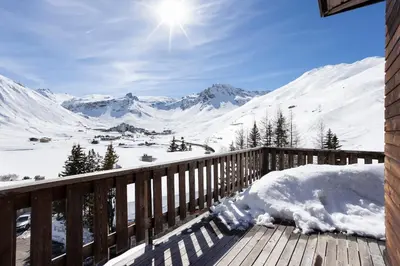 Paysage naturel près de le chalet