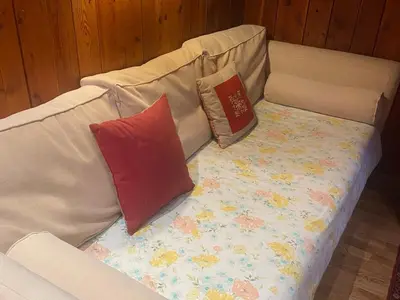 Un ou plusieurs lits dans un hébergement de l'établissement Studio 3 pers - Ski aux pieds - Centre Val d'Isère - Wifi - FR-1-519-37