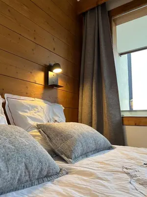Un ou plusieurs lits dans un hébergement de l'établissement BELLE PLAGNE - LES NEREIDES - Les deux flocons