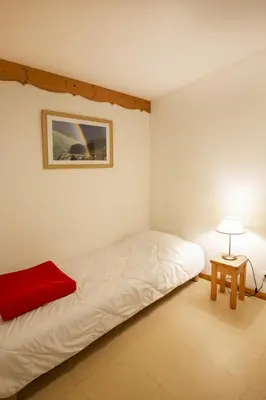 Un ou plusieurs lits dans un hébergement de l'établissement Balcons H 016 - PARC NAT VANOISE appart 5 pers