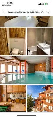 Piscine de l'établissement Appartement T3 - ski aux pieds - cœur de station ou située à proximité