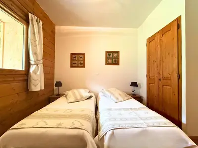 Un ou plusieurs lits dans un hébergement de l'établissement Mouflon, 4/6 personnes piscine, Spa