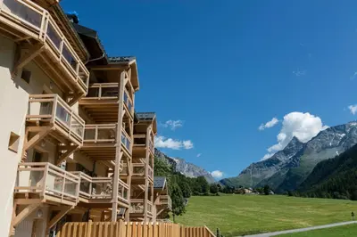 Paysage naturel près de le chalet