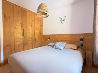 Un ou plusieurs lits dans un hébergement de l'établissement Pierra néva, Terrasse et confort 4 étoiles