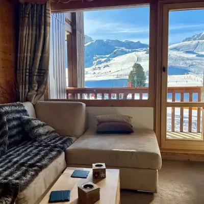Appartement Ski aux pieds 3 ch balcon vue pistes et place parking