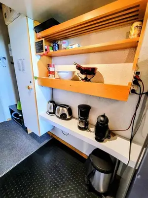 Cuisine ou kitchenette dans l'établissement Résidence Bellecote - Studio agréable · Centre station · Free wifi MAE-7653