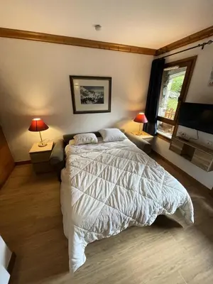 Un ou plusieurs lits dans un hébergement de l'établissement Résidence Les Arcs 1950 Le Village - maeva Home - Studio 3 personnes - Sélection MAE-0303
