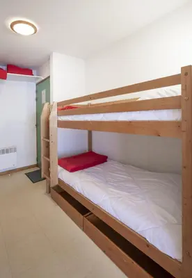 Un ou plusieurs lits dans un hébergement de l'établissement Balcons C 023 - PARC NAT VANOISE appart 6 pers
