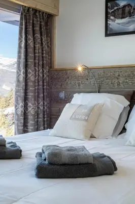 Un ou plusieurs lits dans un hébergement de l'établissement ARC 1800 double duplex de haut standing