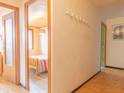 Un ou plusieurs lits dans un hébergement de l'établissement Appartement spacieux, centre village, animaux acceptés - FR-1-840-3