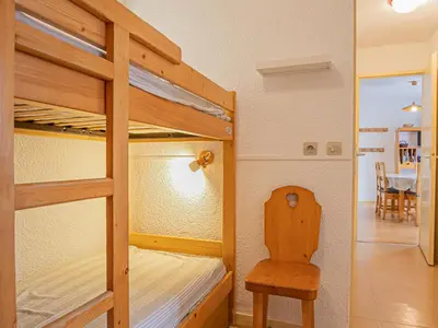 Un ou plusieurs lits dans un hébergement de l'établissement Appartement 2 pièces avec balcon et WIFI, 6 personnes - FR-1-840-20