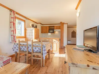 Plan de l'établissement Spacieux appartement 6 personnes à Aussois avec balcon et WIFI - FR-1-840-13