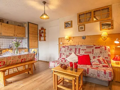 Plan de l'établissement Studio cabine pour 4 personnes au pied des pistes à Aussois - FR-1-840-19