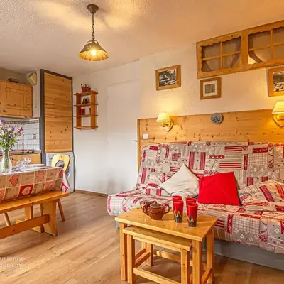 Studio cabine pour 4 personnes au pied des pistes à Aussois - FR-1-840-19