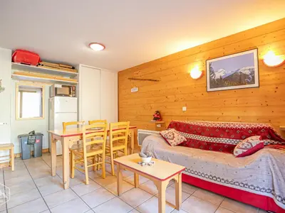 Un ou plusieurs lits dans un hébergement de l'établissement Appartement duplex 6 pers, terrasse, connectivité, parking - FR-1-840-22