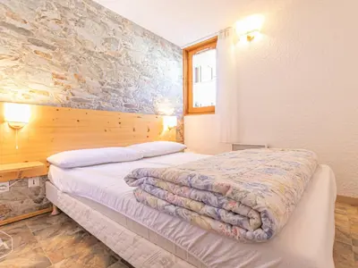 Un ou plusieurs lits dans un hébergement de l'établissement Appartement 2 pièces avec terrasse et WIFI, proche base de loisirs, pour 4 pers. - FR-1-840-26
