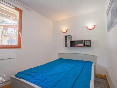 Un ou plusieurs lits dans un hébergement de l'établissement Duplex 2 pièces pour 6 pers au pied des pistes, animaux admis - FR-1-840-28