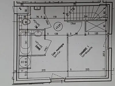 Plan de l'établissement Duplex 2 pièces pour 6 pers au pied des pistes, animaux admis - FR-1-840-28