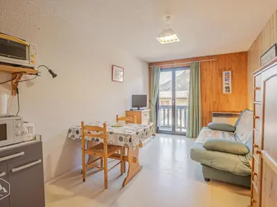 Cuisine ou kitchenette dans l'établissement Studio cosy près des pistes, 2 personnes - FR-1-840-34