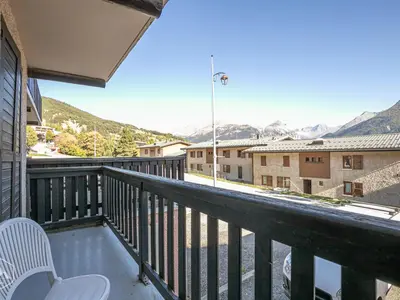 Vue générale sur la montagne ou vue sur la montagne depuis l'appartement