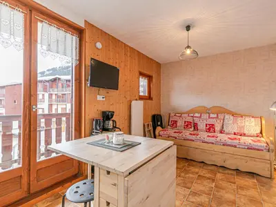 Plan de l'établissement Studio Cabine 3 pers, 22m², Sud-Ouest avec Balcon - FR-1-840-48