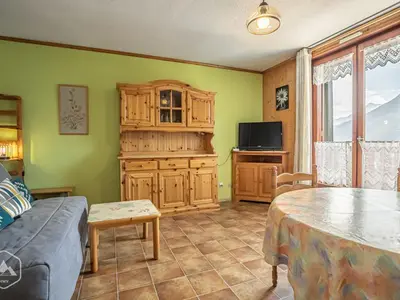 Télévision ou salle de divertissement dans l'établissement Studio cabine à Aussois, 4 pers., avec parking - FR-1-840-32