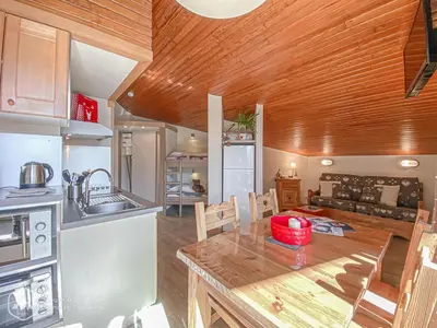 Plan de l'établissement Studio confortable à Aussois, 4 pers, Animaux acceptés, WiFi - FR-1-840-35