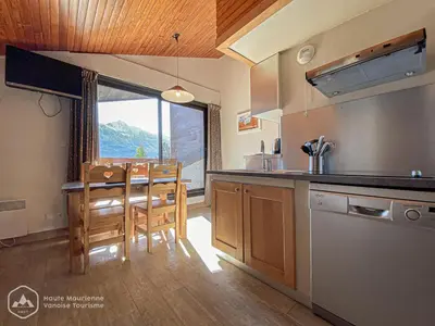 Plan de l'établissement Studio confortable à Aussois, 4 pers, Animaux acceptés, WiFi - FR-1-840-35